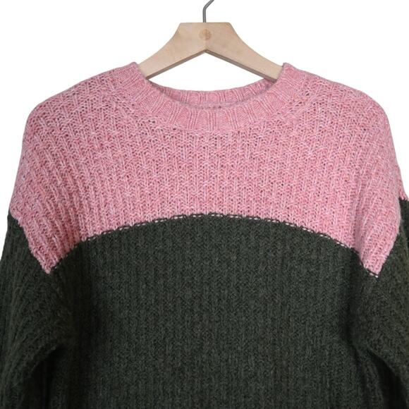 American Eagle Women's XS Colorblock Oversized Sweater Tunic - Picture 3 of 9